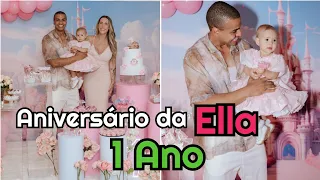 Thiago Oliveira,apresentador do É de Casa,celebrou o Primeiro Aniversário da filha Ella
