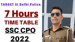 SSC CPO 3 Months Study Plan | Dream SI Delhi Police | पढ़ाई क़ेसे करे?