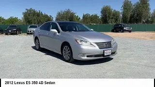 2012 Lexus ES VIN C2479652PX Used FRESNO HYUNDAI LITHIA VISALIA MADERA CLOVIS REEDLEY DINUBA SHAVER