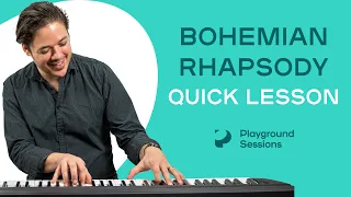 Quick Piano Riff Lesson on 'Bohemian Rhapsody' by Queen -- Playground Sessions