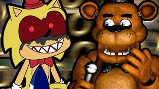 FREDDY PLAYS: Five Nights at Sonic's - Maniac Mania || GOLDEN SONIC SNEAKS THROUGH THE VENTS!!!