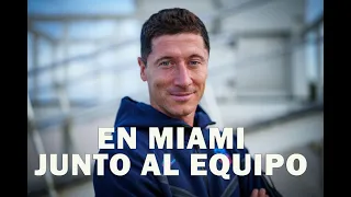 Lewandowski se une al Fc Barcelona en Miami