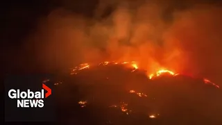 Hawaii wildfires: Dramatic drone video shows devastation on Maui