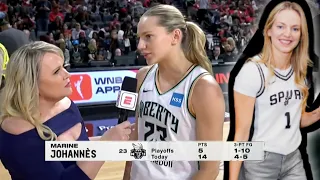 Marine Johannès is Ridiculous in The WNBA FINAL - Las Vegas Aces vs New York Liberty