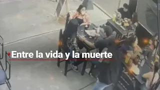 Lo apuñal4n mientras comía, en CDMX | Tiene heridas en corazón y pulmones. Está en riesgo de morir