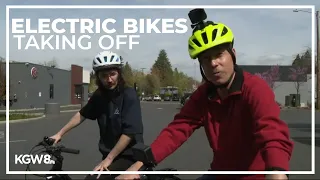 E-bikes becoming more popular around Portland