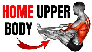 10 Home Upper Body Exercises💪| How To Build All Upper Body Muscles at Home? [No Equipment]