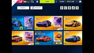 Asphalt 9 - My garage (Updated 1/4/2021)