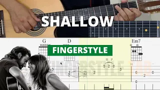 SHALLOW / INTERNACIONAL / FINGERSTYLE TAB / COVER INSPIRAÇÃO / JOSUÉ PRUDENCIANO