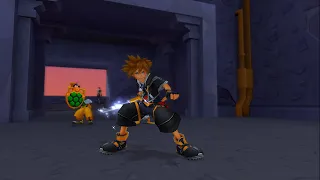 Kingdom Hearts 2.5 HD Remix Critical Mode Hollow Bastion (1st Visit)