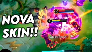 JOGANDO COM A NOVA SKIN LENDARIA DO FRANCO!! | Mobile Legends