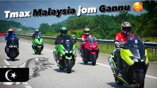 Tmax Malaysia gathering TERENGGANU 2023 part 2✅ ( Tmax Corner KARAK HIWAY ex rider SBK 🔥)