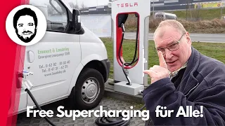 Free Supercharging für ALLE! - Holger knackt das Tesla Ladenetzwerk