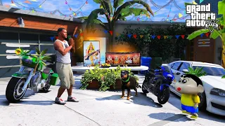 GTA 5 - Ayudha Poojai FRANKLIN Home Decorations | Shinchan Funny | Lovely Gaming