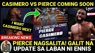 PIERCE GALIT NA! CASIMERO vs PIERCE COMING SOON GUSTO ng IKASA | Crowley Umatras na Kay Jaron Ennis