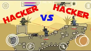 DA2 mini militia hacker vs hacker epic gameplay on Android.