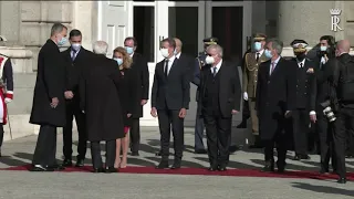 Mattarella al Palazzo Reale di Madrid