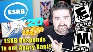 The ESRB has responded to our Angry Rant!