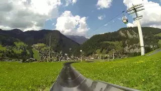 Luge d'été à la Clusaz