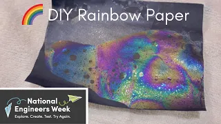 How To Make Rainbow Paper — STEAM Experiment for Kids