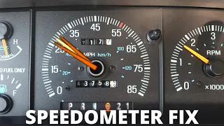 Speedometer Needle Fix | 1980-1996 Ford Bronco F150 | Cruise Control Repair | Bronco Restoration