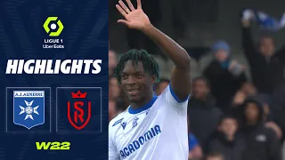 AJ AUXERRE - STADE DE REIMS (0 - 0) - Highlights - (AJA - SdR) / 2022-2023