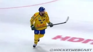 Linus Omark Shootout Goal vs Finland - Channel One Cup - Dec 20, 2015 (HD)