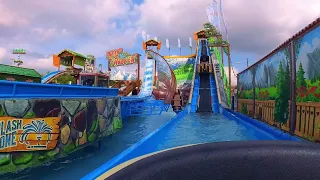 Jim & Jasper's Wildwasser (Log Flume) - Blume - Onride (POV) - 4K - Augsburger Herbstplärrer 2023