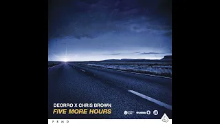 Deorro & Chris Brown - Five More Hours (Studio Acapella)