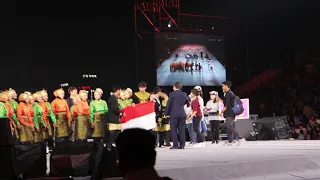 Awarding cermony-2018 wonju dynamic dancing carnival-Indonesian dance group-Rampoe UGM