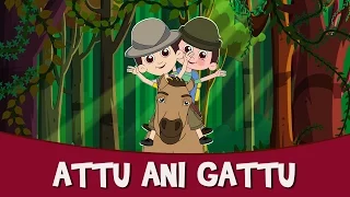 Attu Ani Gattu - New Marathi Balgeet & Badbad Geete | Latest Marathi Kids Song 2015