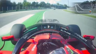 F1 2019 Monza - Leclerc T-CAM Pole Lap Onboard With Halo HUD