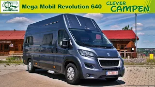 Mega Mobil Revolution 640: Wie Mega ist der große Kasten mit Hubbett ? - Test/Review | Clever Campen