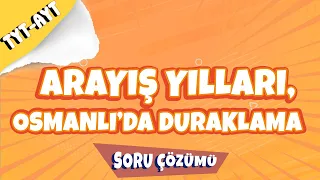 Tarih Arayış Yılları, Osmanlı'da Duraklama Soru Çözümü | 2022 #hedefekoş