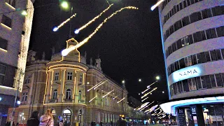 Ljubljana Christmas Lights, Slovenia ~ 4K Virtual Walk