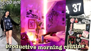 my 5am productive morning routine! *getting my life together*