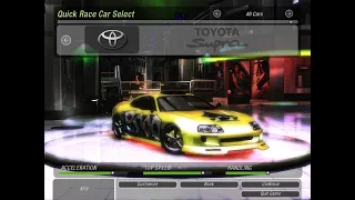 NFS Underground 2 Toyota Supra Customization | Gameplay 105