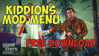 GTA V MOD MENU | [ NEW ] KIDDIONS MOD MENU | UNDETECTED GTA MOD MENU | FREE DOWNLOAD