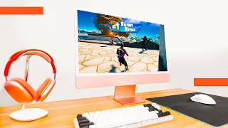 Gaming On The New 2021 M1 iMac - Is It Possible? (Fortnite, CSGO, Minecraft)