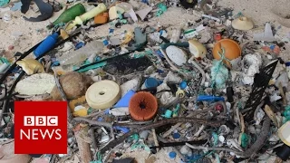 Island's rubbish density 'world's worst' - BBC News