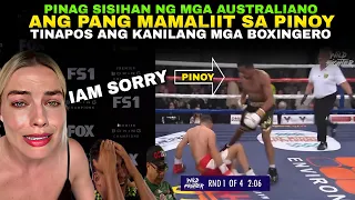 Nagsisi ang mga Australiano dahil sa Pang-mamaliit sa Pinoy boxer