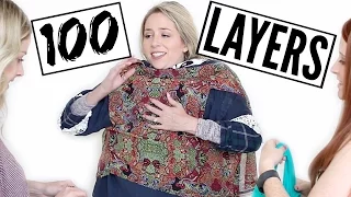 100 LAYERS of Clothes Challenge + HUGE ANNOUNCEMENT!