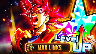 (Dokkan Battle) 100% RAINBOW MAX LINKS EZA LR SSJ GOD GOKU IS INCREDIBLY GOOD!