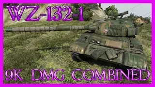 WoT WZ-132-1 (deh0mbre skin) 9K DMG Combined Pascucci's & Defender - Swamp