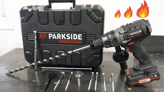 TALADRO PERCUTOR PERFORMANCE 20v DE PARKSIDE✅