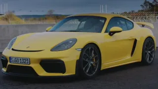 2022 Porsche 718 Cayman GT4 Racing Yellow Metallic