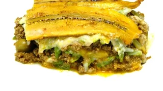 Piñon or Pastelon de Maduros (Puerto Rican Lasagna)
