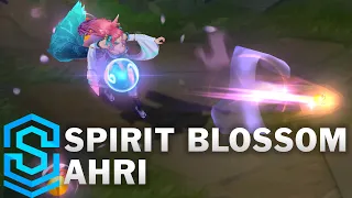Spirit Blossom Ahri Skin Spotlight - League of Legends