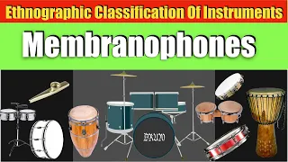 CLASSIFICATION  OF MUSICAL INSTRUMENTS: MEMBRANOPHONES