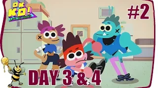 OK K.O.! LET'S PLAY HEROES Gameplay Walkthrough Part 2 - DAY 3 & 4 (Kids Game)